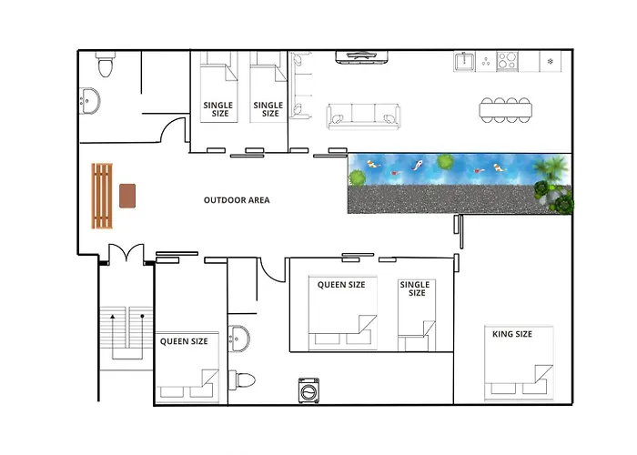 Roof 4br Private Floor, China Town, Center * 曼谷