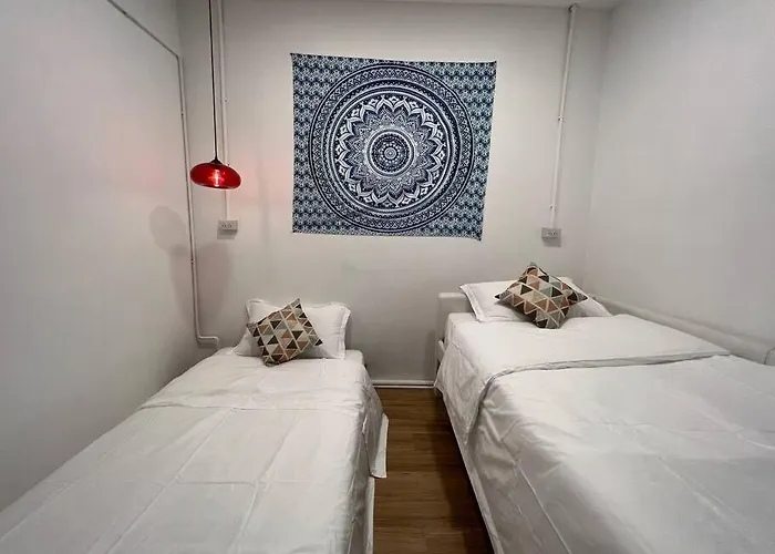 公寓 Roof 4br Private Floor, China Town, Center 曼谷